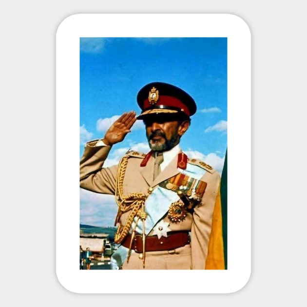 Mikey Jarrett "Emperor Selassie" Sticker by Mikey Jarrett Official